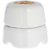 Ретро коробка распределительная, фарфоровая, "Salvador" BOX1AP, D60 мм, яблоня